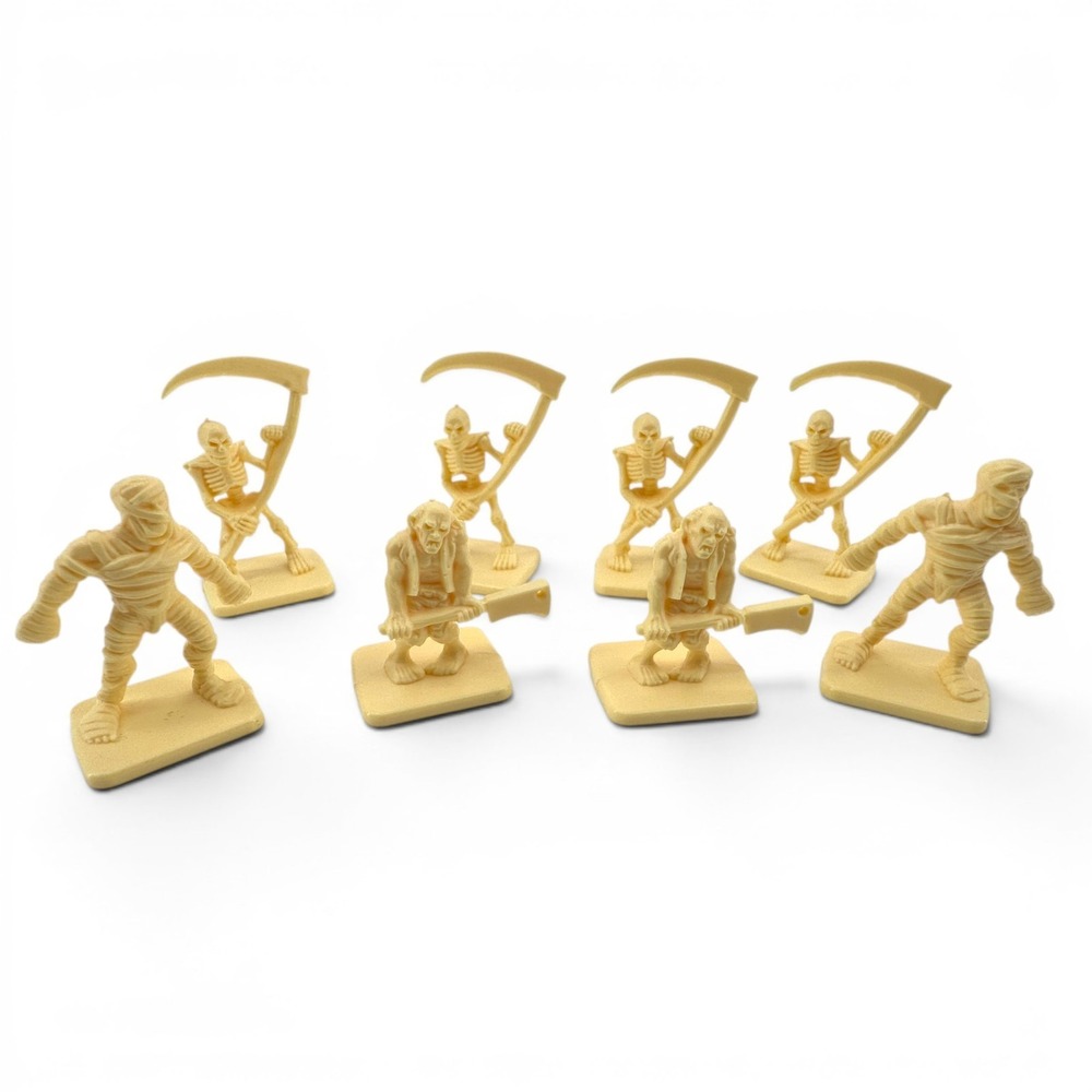 Vintage Hero Quest 1989-90 Replacement Figures ONLY 4 Skeleton 2 Zombie 2 Mummy
